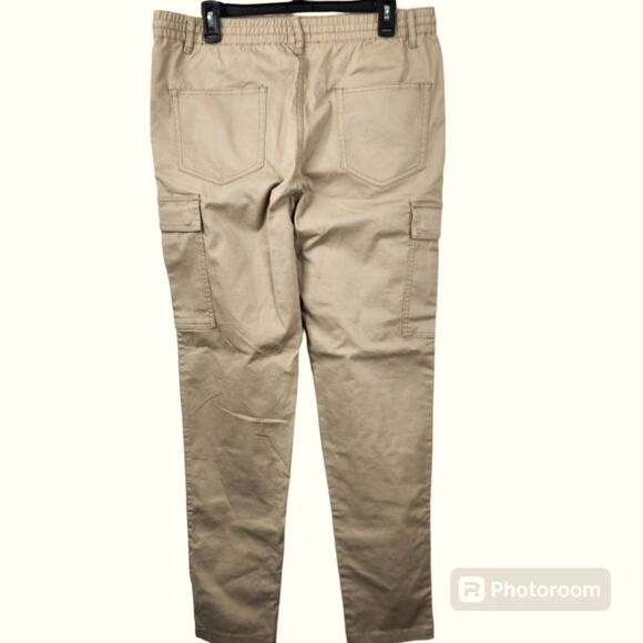 River Island Mens Drawstring Waistline Tapered Cargo Pants 32x34 - Picture 2 of 5